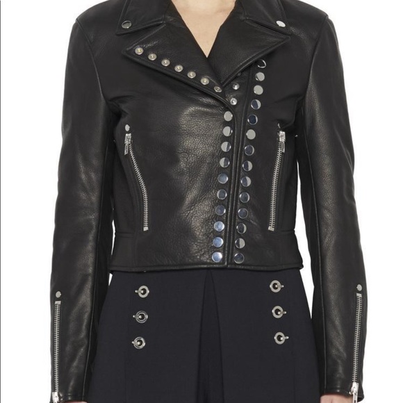 Leather biker jacket - Picture 7 of 16